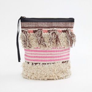 Cleobella Gabby textured tassel backpack